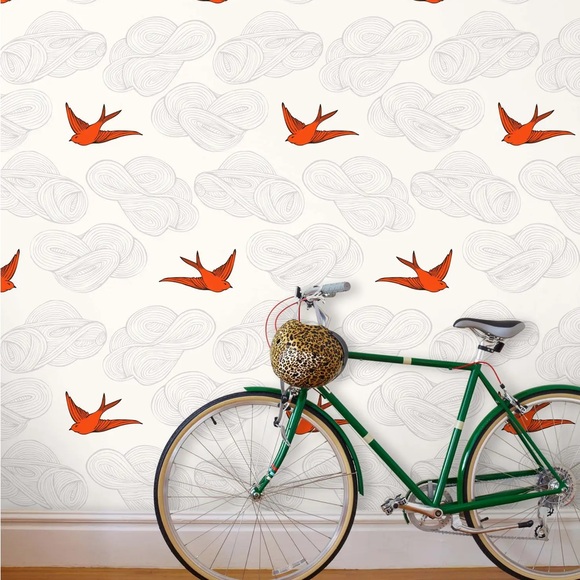 Daydream Wallpaper -Orange -Hygge and West - Picture 4 of 4